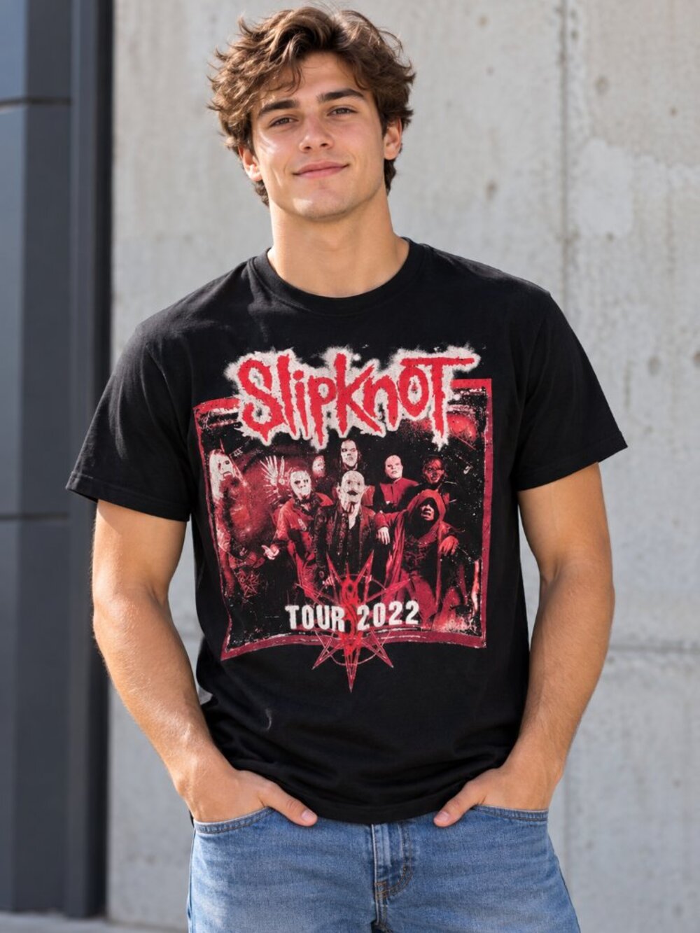 Mens  Slipknot Band TShirt - Small